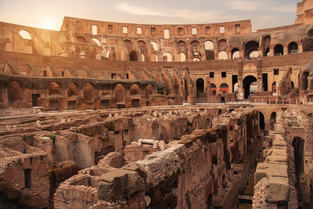 Hipogeo del Coliseo Romano subterraneos