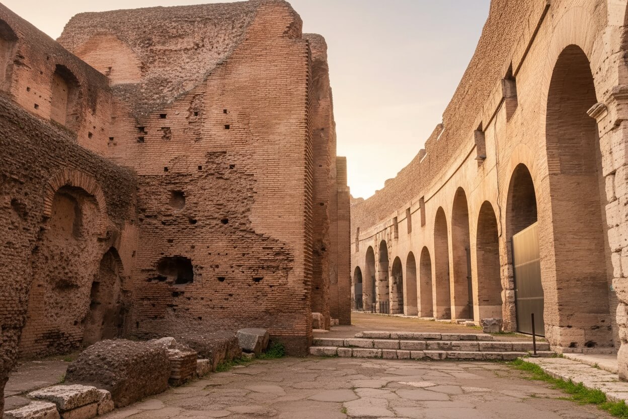 Grupo en tour guiado Coliseo Romano